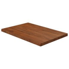 Vidaxl Kopalniški pult temno rjav 60x40x2,5 cm obdelan trden les