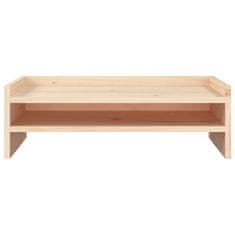 Vidaxl Stojalo za zaslon 50x24x16 cm trdna borovina
