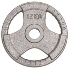 Vidaxl Olimpijske uteži 2 kosa 30 kg lito železo