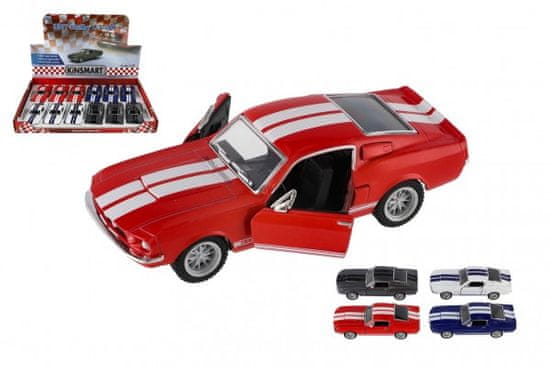 Kinsmart Avto Shelby GT-500 iz kovine/plastike 13 cm z možnostjo izvleka - mešanica barv