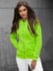 Ozonee Ženski pulover Lismore s kapuco II neon zelena S