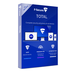 F-Secure Total Security 2023, 1-leto, 10 naprav, ESD licenca (kartica)