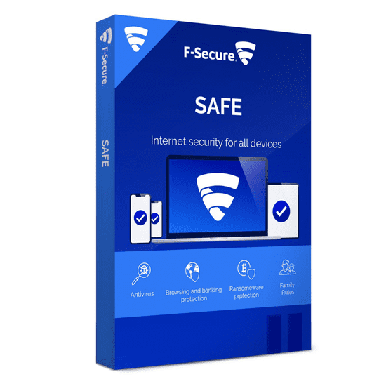 F-Secure Safe 2023, 1-leto, 10 naprav, ESD licenca (kartica)