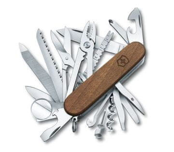 shumee Victorinox SwissChamp 1.6791.63 žepni nož, lesen kovček