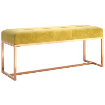 Vidaxl Klop 110x36x45 cm žamet