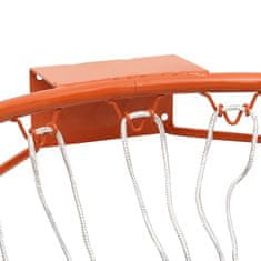 Vidaxl Košarkarski obroč oranžen 39 cm jeklo