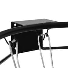 Vidaxl Košarkarski obroč črn 45 cm jeklo