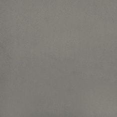 Vidaxl Vzmetnica z žepkasto vzmetjo svetlo siva 90x190x20 cm žamet