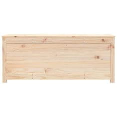 Vidaxl Škatla za shranjevanje 110x50x45,5 cm trdna borovina