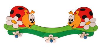 Pomy Toys DoDo Leseni obešalniki za 3 ščitnike