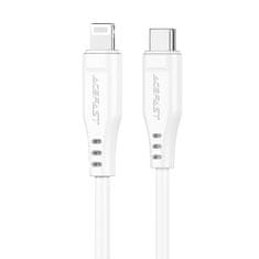 AceFast Kabel USB MFI C3-01, USB-C do Lightning, 30 W, 1,2 m (bel)