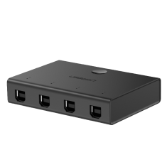 Ugreen USB 2.0 4x1 stikalo / stikalo 30346 (črno)