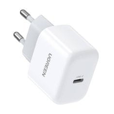 Ugreen CD241 mini stenski polnilec, USB-C, 20W, PD (bela)