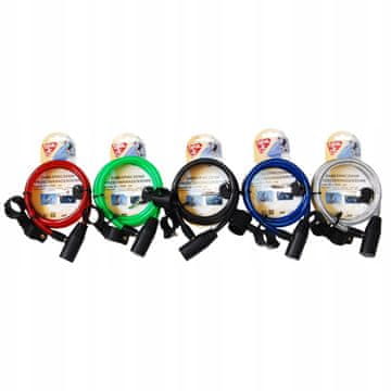 shumee Protivlomna ključavnica za kolo s kablom 1000x10