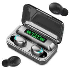 Volino Brezžične slušalke bluetooth s powerbank polnilno postajo F9 Duo fun