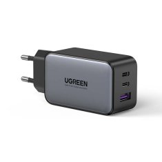 Ugreen CD244 omrežni polnilnik, 1x USB-A QC4.0, 2x USB-C, 65W, PD3.0 (črn)