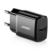 Ugreen ED011 omrežni polnilnik, USB, 2,1 A (črn)