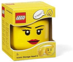 LEGO Škatla za shranjevanje glava (mini) - deklica