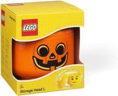 LEGO Škatla za shranjevanje glave (velikost L) - buča