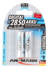 Digital LR06 NiMH polnilna baterija, AA, 2 kosa