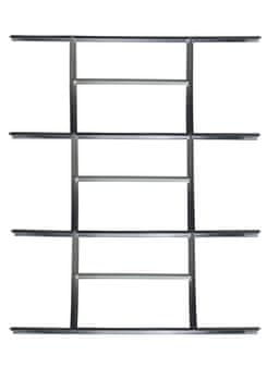 IWHOME Jeklena Temeljna Konstrukcija za Vrtni Paviljon LUCIFER B, 6,53 m²