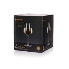 MAISON FORINE Komplet kozarcev za belo vino MARTA 350 ml, 4 kosi, komplet 4