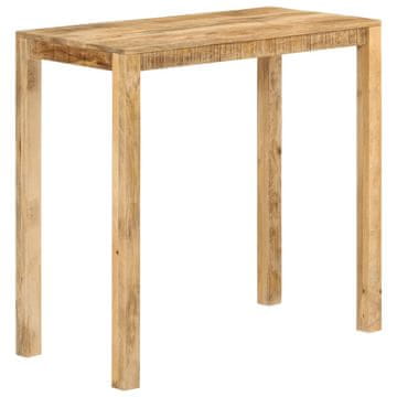 Vidaxl vidaXL Barska miza, 112x55x108, masivni mangov les