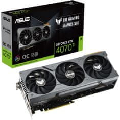 ASUS TUF GeForce RTX 4070 Ti GAMING OC grafična kartica, 12 GB GDDR6X (90YV0IJ0-M0NA00)