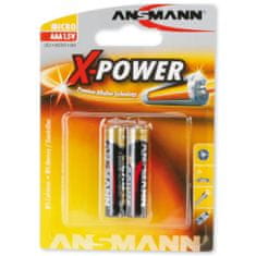 Ansmann X-Power LR03 alkalna baterija, AAA, 2 kosa