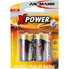 Ansmann X-Power LR14 alkalna baterija, C, 2 kosa