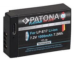 PATONA Canon LP-E17 (USB-C) PLATINUM - Patona