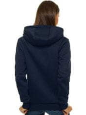 Ozonee Ženski pulover Lismore s kapuco temno modra S