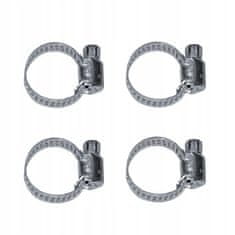 Dedra Nastavljive jeklene objemke za cevi 11-19 mm 4 kosi