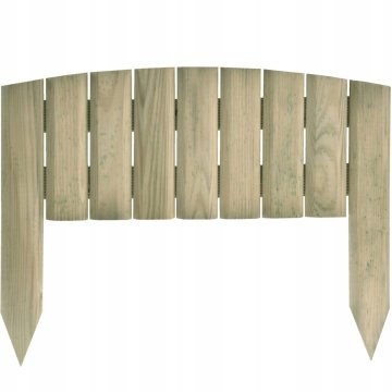 shumee Lesena ograja za trato, vrtna palisada, 40 cm