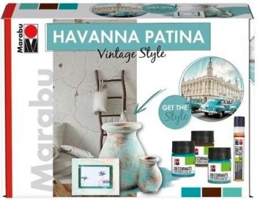 Marabu Komplet barv z učinkom HAVANNA PATINA