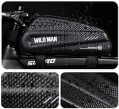 WILD MAN Vodoodporna kolesarska torba za okvir, Wild Man 1L