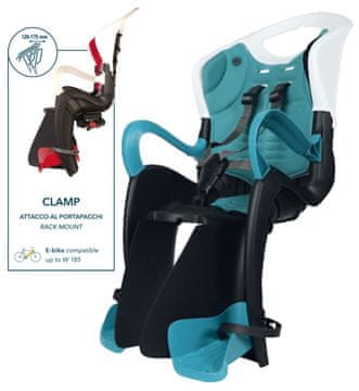 Bellelli otroški sedež za kolo, zelen