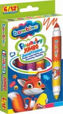 shumee Bambino dvostranski flomastri, debeli flomastri, 12 barv