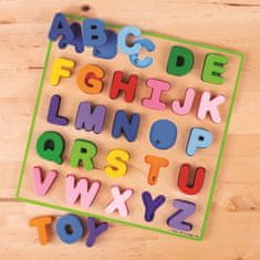 Bigjigs Toys Bigjigs Otroška abeceda Velike črke