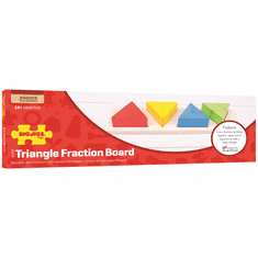 Bigjigs Toys Vstavljanje sestavljanke frakcije trikotniki