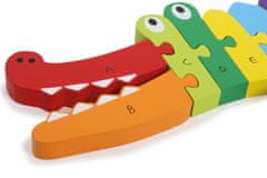Legler majhno stopalo Vstavljanje puzzle krokodil ABC