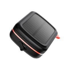 Choetech Vodoodporne brezžične slušalke TWS s solarnim polnilnikom in 2500mAh powerbankom črne barve