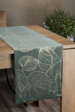 shumee BLINK TABLECLOT 16 35 X 220 CM TEMNA MINT