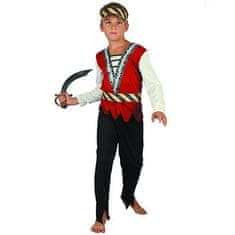 TomatShop Pirat zlati otroški kostum, S