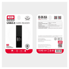 XO Čitalec kartic USB 2.0 2v1 DK05A 