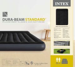 Intex Standard Queen napihljiva postelja, z dvignjenim naslonom za glavo