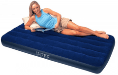 Intex Twin Dura Beam Classix Downy napihljiva postelja, 99 x 191 x 25 cm