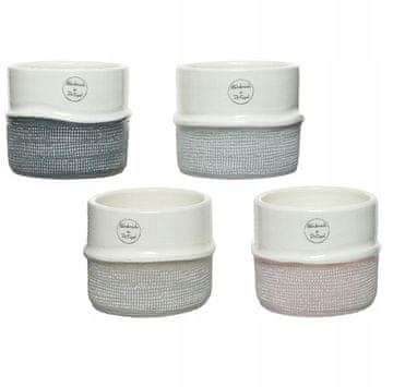 shumee Keramični okrogli cvetlični lonček 14x12,5 cm