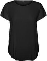 Vero Moda Ženska majica VMBECCA Regular Fit 10248152 Black (Velikost S)
