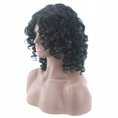 Korbi Kratka Afro Lasulja, Črna, Sintetična W21